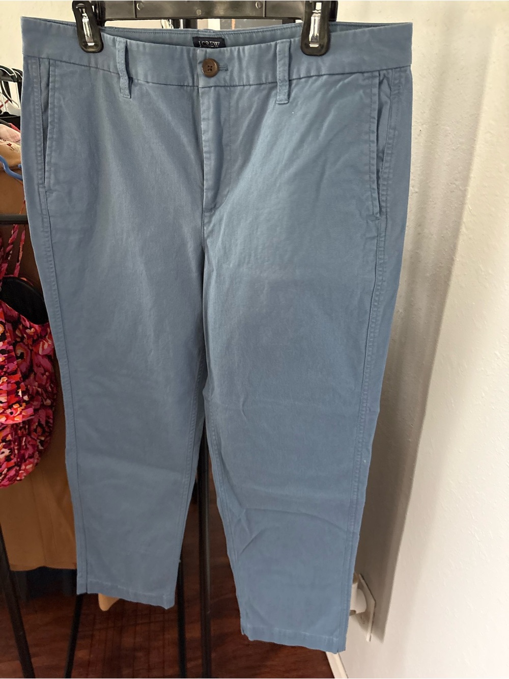 J. Crew Sky Blue Cropped Chino Pants